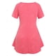 thumbnail image 2 of TAMAÑO PLUS RAGLAN STANDEVE INSERTE TEE Rosegal Camisetas tallas grandes, 2 of 5