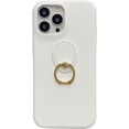 thumbnail image 6 of Compatible with iPhone 14 Pro Max Ring Stand Case 360 Degree Rotation Holder Kickstand Stand PU Leather Slim Luxury Shockproof Cover for Women Girls Brown, 6 of 9