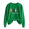thumbnail image 2 of Spooky Season Halloween Sweatshirts for Women 2025 Crewneck Funny Goose Ghost Graphic Sweatshirt Pullover Tops, 2 of 6
