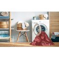 thumbnail image 2 of Ahgly Company Tapis Rectangulaire Lavable en Machine Rouge Transitionnel, 7 Pieds x 10 Pieds, 2 of 7