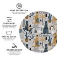 thumbnail image 3 of Naloa Llama and Cactus1 Leather Coasters for Drinks, Durable Drink Coasters 4 Set for Tabletop Protection, Luxurious Home Décor and Housewarming Gift ( {designName})Round Shape, 3 of 6