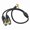 length:180cm,180cm, variant on Professional Unbalanced 3.5mm to Dual XLR Cable for Microphones and Cameras Male to Female Audio Cord Multiple Length