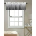 thumbnail image 4 of Grey White Valance for Windows Ombre Curtains Valances Modern Gradual Color Curtains Rod Pocket Window Treatment for Kitchen Living Room Bedroom Bathroom Home Decor 1 Panel 54x18 Inch, 4 of 6