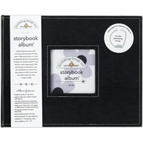 Doodlebug Storybook D-Ring Album 8"X8"-Beetle Black