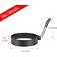thumbnail image 3 of 6 Pack Egg Ring, Stainless Steel Round Egg Cooking Rings Non-Stick Frying Egg Maker Molds, 3.5inch/9cm Egg Ring, 3 of 5