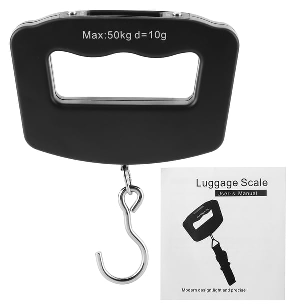 Balanza electrónica Jadeshay para colgar báscula colgante portátil para equipaje Negro