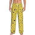 thumbnail image 2 of Lsque Blue Spots Print Men's Pajama Pants, Lounge Pant - Comfortable Home Wear,Elastic Waistband, Stylish Design-X-Large, 2 of 9