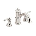 thumbnail image 2 of Waterhill Polished Nickel Two-handle Roman Tub Faucet, 2 of 2