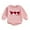 Pink, variant on QUOTAY Baby Romper Valentine's Day Heart Embroidery Long Sleeve Oversized Sweatshirt Style Romper for Pink,0-3 Months