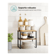 thumbnail image 5 of Juego De 2 Organizadores De Cocina De Madera Apilables, Multifuncionales Y Expandibles Malubero Café, 5 of 5