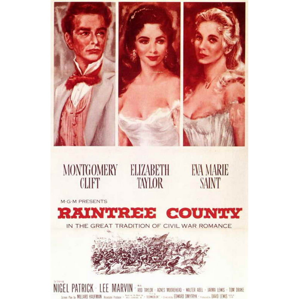 Raintree County movie POSTER (Style A) (11" x 17") (1957)