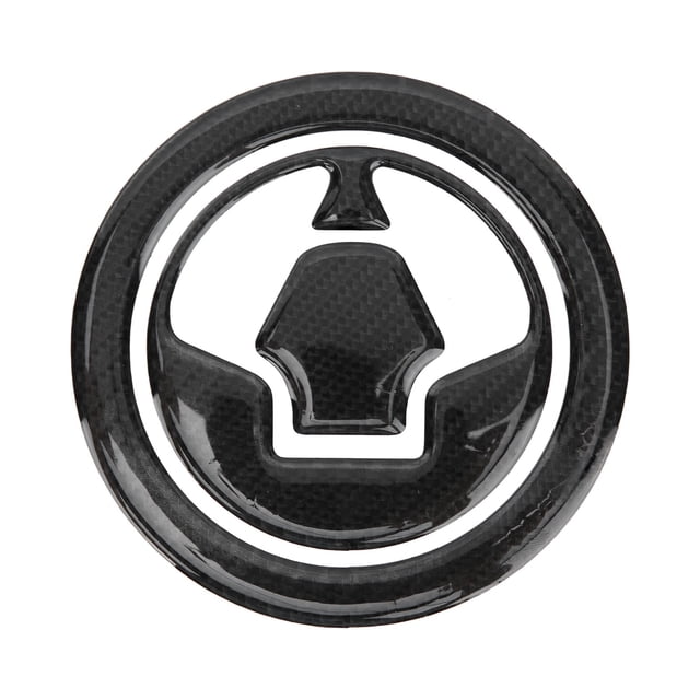 Autocollants de Couverture d'Huile, Autocollant de Couverture de Carburant, Modification à Peler et Coller, Résistant à l'Usure pour Moto, Style Fibre de Carbone Noir + Rouge, Noir + Vert