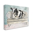 thumbnail image 2 of Stupell Industries Dairy Farm Cow Resting Glam Couch Green Grey, 40 x 30, Design by Cindy Jacobs, 2 of 5