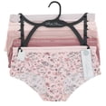 thumbnail image 3 of Marilyn Monroe Women's Seamless Sports Band Hipster Panties 5 Pack - Blush Pink Florals - Large, 3 of 10