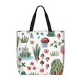 thumbnail image 1 of Easygdp Frog and Forest Plants Bolsa Tote para Mujer, Bolso de Hombro para Trabajo, Playa, Viajes, Compras y Supermercado, 1 of 7
