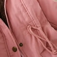 thumbnail image 5 of Jiyugala Women's Overcoat Warm Thickened Overcoat Warm Trendy Winter Fashion Lined Hooded Snow Outwear Coat Jacket, 5 of 8