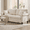 White, variant on 69" Comfy 2 Seat Sofa with 2 Pillows, Small Couch for Living Room, Apartments & Dorms, Modern Linen Couches Sofa,Gray