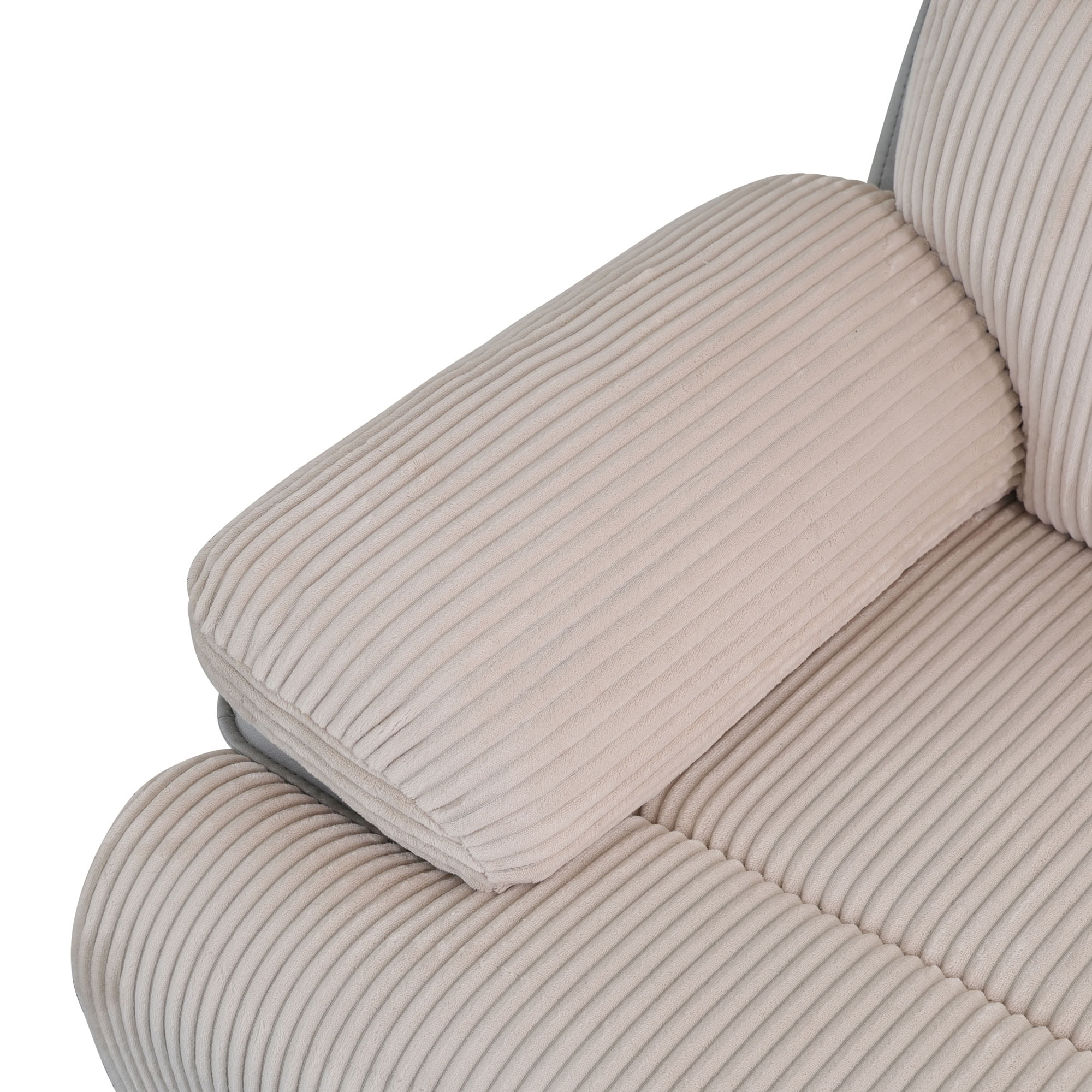 MAYEERTY Intelligent 2-Seater Recliner Loveseat Sofa, Stain-Resistant Fabric with Storage & USB for Couple Spaces, Living Room