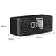 thumbnail image 3 of LX-A10-Reloj de madera Altavoz para computadora Bluetooth-Negro, 3 of 8
