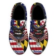 thumbnail image 2 of Maryland Eagle Shoes Sneakers for Women Men Black Size 4, 2 of 7