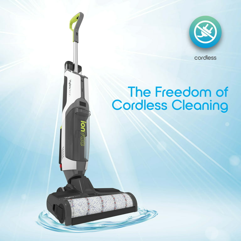 Ionvac Hydra Clean – Cordless All-in-One Wet/Dry Hardwood Floor and Area  Rug Vacuum