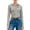Light Gray, variant on Bibifish Womens Hoodie Light Color Corduroy Drawstring Corset Detail Full Zip Up Cropped Hoodie Slim Fit Casual Daily Outings Stylish Hoodie
