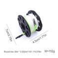 thumbnail image 4 of Naiovety Carrete de buceo, carretes de 30 m, accesorios para deportes al aire libre con gancho de seguridad Deportes acuáticos Negro Naiovety OD020948-02, 4 of 6