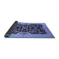 thumbnail image 2 of Ahgly Company Indoor Square Oriental Blue Traditional Area Rugs, 6' Square, 2 of 4