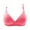 Pink, variant on Fabrcox Plus Size Bras for Women Wire Free Snap Closing Adjustable Shoulder Straps Breathable Everyday Bralettes Pink 40