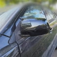 thumbnail image 4 of Furulu Pair Carbon Fiber Look Rear View Mirror Cover Cap For Mitsubishi Lancer 2008-12, 4 of 5
