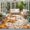 Yellow, Orange, variant on Area Rugs 2x3,Fall Squirrels Thanksgiving Pumpkin Non Slip Washable Rug Indoor Carpet Soft Floor Rugs for Home Living Room Bedroom Dining Room Office