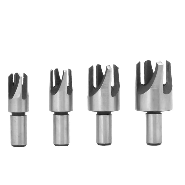 Cortador De Tapones Cónicos Práctica Herramienta De Corte De Tapones De Madera Portátil De Alta Dureza Juego De Brocas De Espiga Para Carpintería Corte De Sierra Perforadora ANGGREK Herramientas