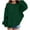 Army Green, variant on Dvprdro Girls Fleece-Lined Crewneck Sweatshirt Winter Unisex Thick Warm Casual Pullover Top Kids' Cozy Oversized Long Sleeve Shirt
