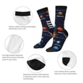 thumbnail image 4 of Fotbe Solar System Pattern Long Socks for Men & Women – Breathable & Stretchy Compression Socks, Ideal for Running, Travel, and Everyday Wear Size 5-11, 4 of 6