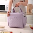 thumbnail image 2 of TIELUTT Insulated Lunch Bag for Work Large Capacity Thermal Meal Work Bag with Lunch Compartment 12 Can Bag with Hard Liner Foam with Women's Lunch Bag with Containers Water Bottle Tote with Strap And, 2 of 5