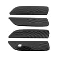 thumbnail image 3 of jiaping 4x car door handle shell covers automobile exterior door decoration replaces car Black Carbon Fiber, 3 of 4