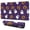 Halloween Ghost Pumpkin-1, variant on Long Mouse Pads for Desk,Halloween Ghost Pumpkin Medley Pattern Desk Mats on Top Of Desks, Desk Mouse Pad Extra Large with 3mm Non-Slip Base and Stitched Edge for Gaming,Office,Work,Home 31.5x11.8in