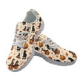 thumbnail image 3 of COEQINE Women Sneakers Running Athletic Shoes Anti-Slip White Sole Tennis Footwear Mens Travel Training Shoes, Halloween Witch Hat Pumpkin Black Cat Candy, 3 of 7
