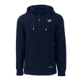 thumbnail image 2 of Men's Cutter & Buck Navy Kansas City Chiefs  Americana Roam Eco Half-Zip Recycled Pullover Hoodie, 2 of 3