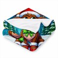 thumbnail image 2 of SPXUBZ Christmas Reindeer Pattern Flannel Blanket Soft Plush Throw Blanket Holiday Decor Cozy Warm Blanket for Home Sofa Bedroom 80"x60", 2 of 5