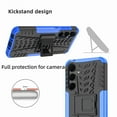 thumbnail image 7 of Asuwish Compatible with Samsung Galaxy A35 5G Phone Case Tempered Glass Screen Protector Slim Stand Hybrid Heavy Duty Rugged Protective Cell Cover for A 35 35A A355G Women Men Blue, 7 of 7