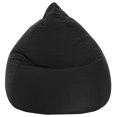 thumbnail image 1 of Gouchee Home Easy Black Bean Bag Chair – Soft Polyester Microfiber Fabric with Polystyrene Bead Filling, Suitable for Adults and Teens, Lightweight & Portable Seating for Dorm or Living Room, 1 of 7