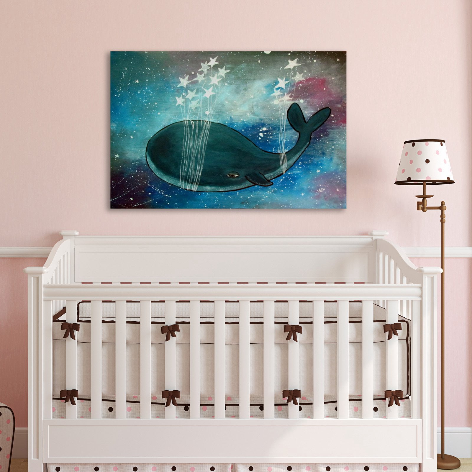 Marmont Hill Star Stringed Whale Wall Art