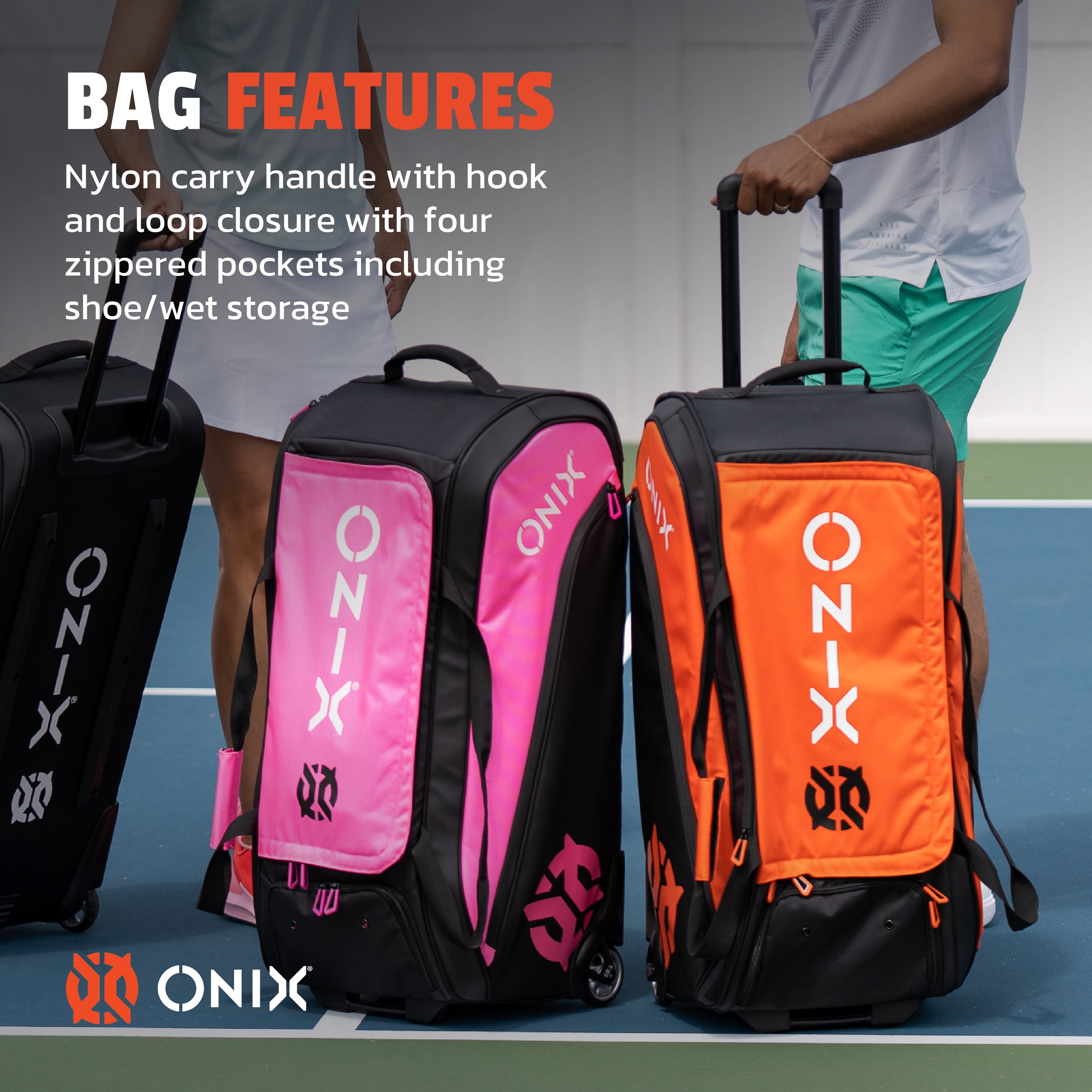 ONIX Pickleball Pro Team Wheeled Duffel Bag