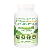 Vitamin K2   VIT D3 5000 IU with BioPerine for Maximum Absorption (240 Capsule)