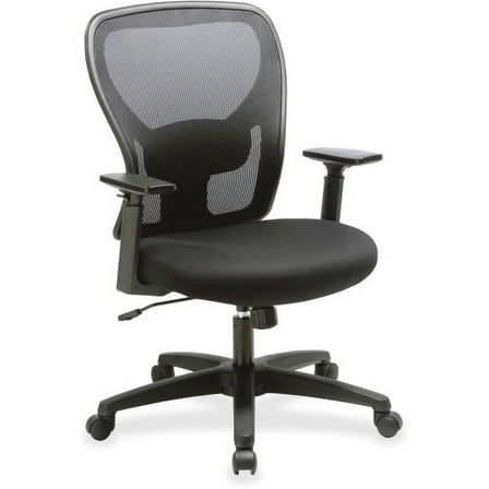 Lorell Task Chair Mesh Mid Back 27-1/2"x27-3/4"x41-7/8" Black 83307