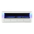 thumbnail image 6 of Furniture of America Turna II TV Stand for TV‘s up to 65" with Electric Fire Place, White, 6 of 20