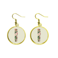 thumbnail image 1 of Ear Dangle Golden Drop Earring Jewelry Mujer Unbranded M, 1 of 3