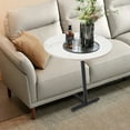 thumbnail image 5 of Side Table, Round Side Table, Modern Side Table,Indoor Freestanding Side Table for Living Room, Bedroom, Balcony, 5 of 8