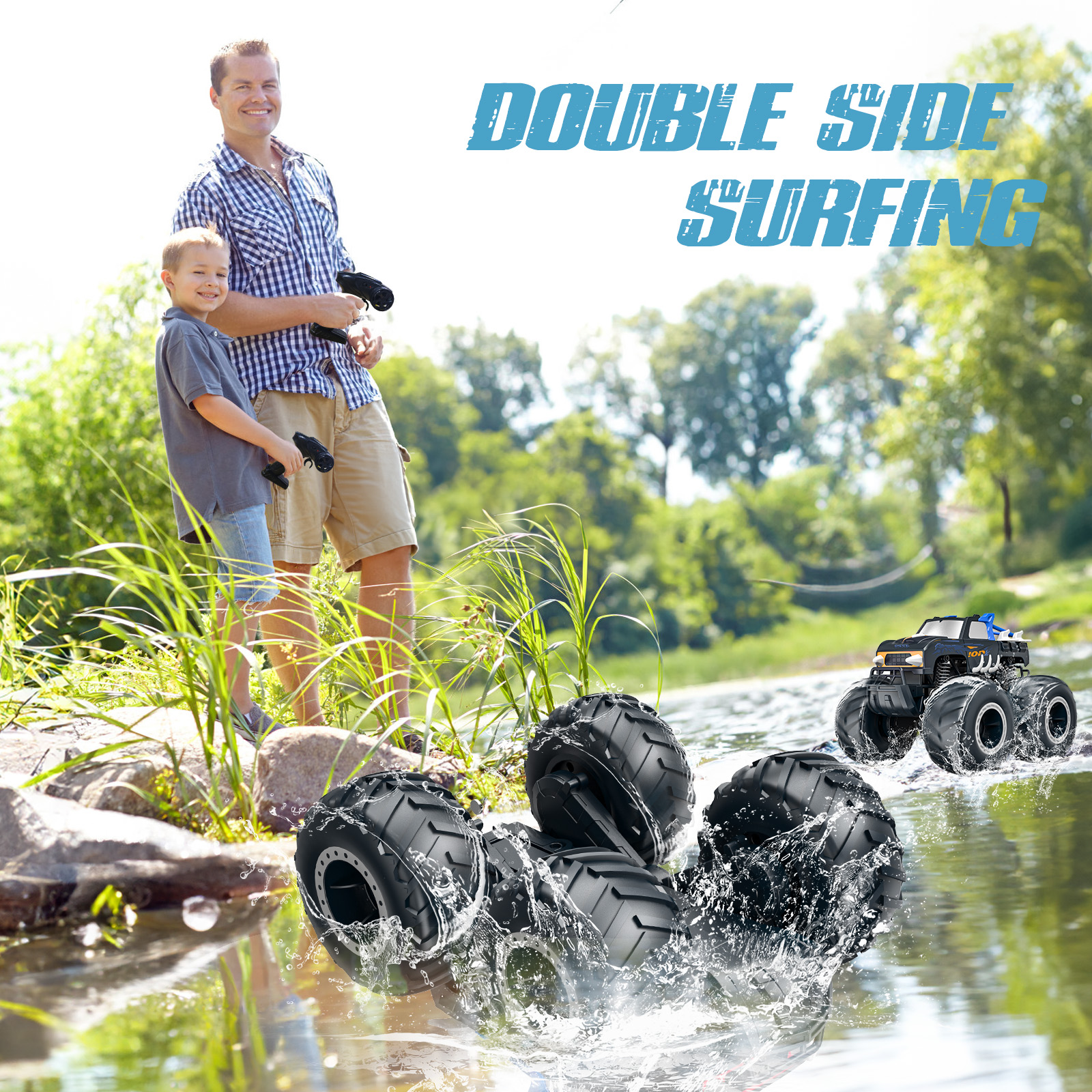 Loheer 1:16 Remote Control Monster Truck, Waterproof 4WD photo 7